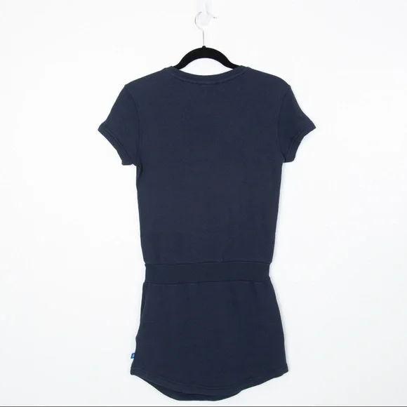 Adidas Drawstring Navy Blue Mini Dress - Picture 6 of 8